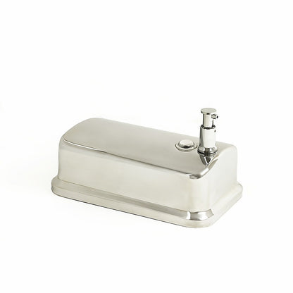 304 stainless steel commercial wall-mounted liquid soap and hand sanitizer dispenser for bathroom, kitchen, and medical use.