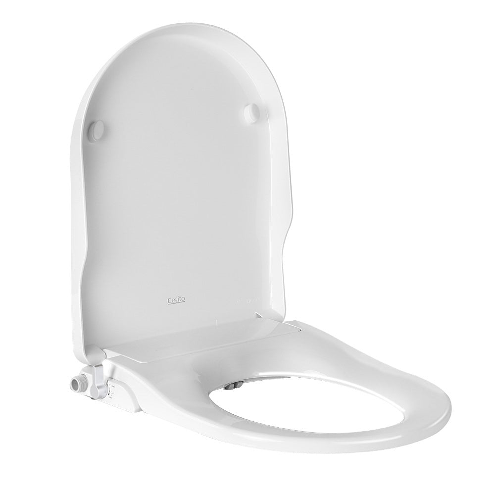 Hlpmedical Cefito non-electric bidet toilet seat cover with auto smart water wash and dry function, designed for bathroom comfort.