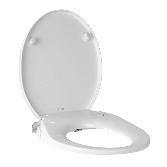 Hlpmedical Cefito non-electric bidet toilet seat cover with auto water spray and knob control for bathroom hygiene.