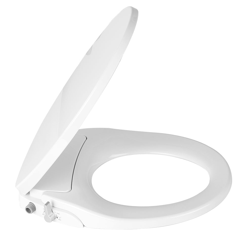 Hlpmedical Cefito non-electric bidet toilet seat cover with auto water spray, wash knob control, designed for bathroom comfort and hygiene.