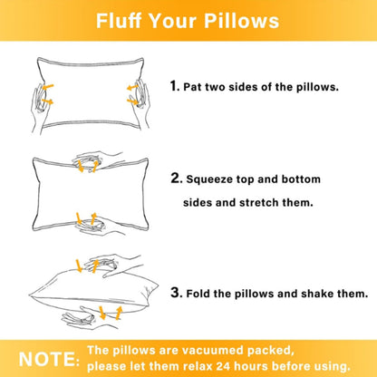 Two red cooling memory foam mini pillows, 11x7 inches, for sleeping, travel, neck, knee, lumbar support, and pet use.