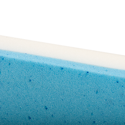 Hlpmedical cooling gel memory foam bed wedge pillow with cover, provides neck and back support for comfortable sleep.