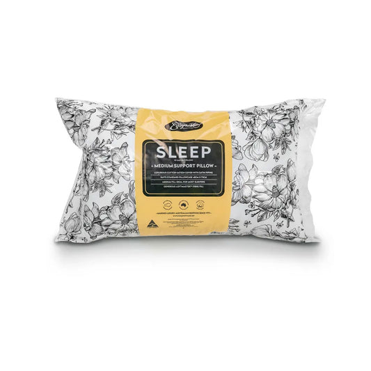 Hlpmedical Easyrest Sleep Medium Support Standard Pillow, 48 x 73 cm, white, plush bedding pillow for comfortable sleep