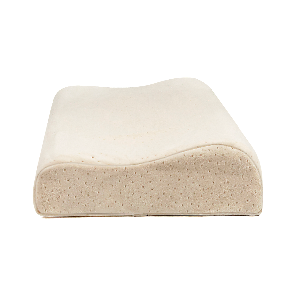 Hlpmedical natural latex sleep pillow with spine support, 30 x 50cm, ideal for comfortable bedding and proper neck alignment.