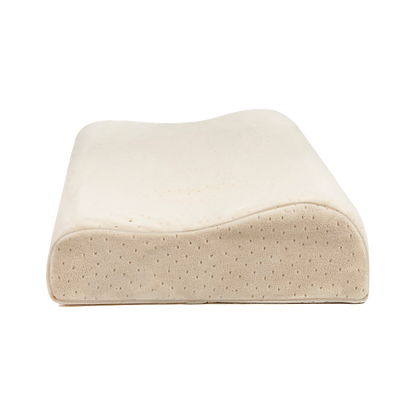Hlpmedical natural latex sleep pillow with spine support, 30 x 50cm, ideal for comfortable bedding and proper neck alignment.