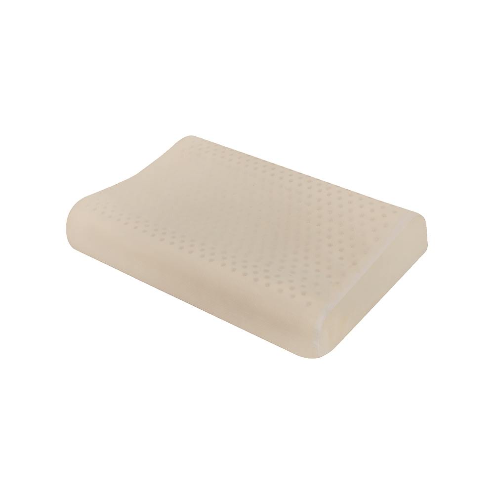 Pure natural latex sleep pillow by Hlpmedical, 30x50cm spine support pillow for comfortable bedding and restful sleep.
