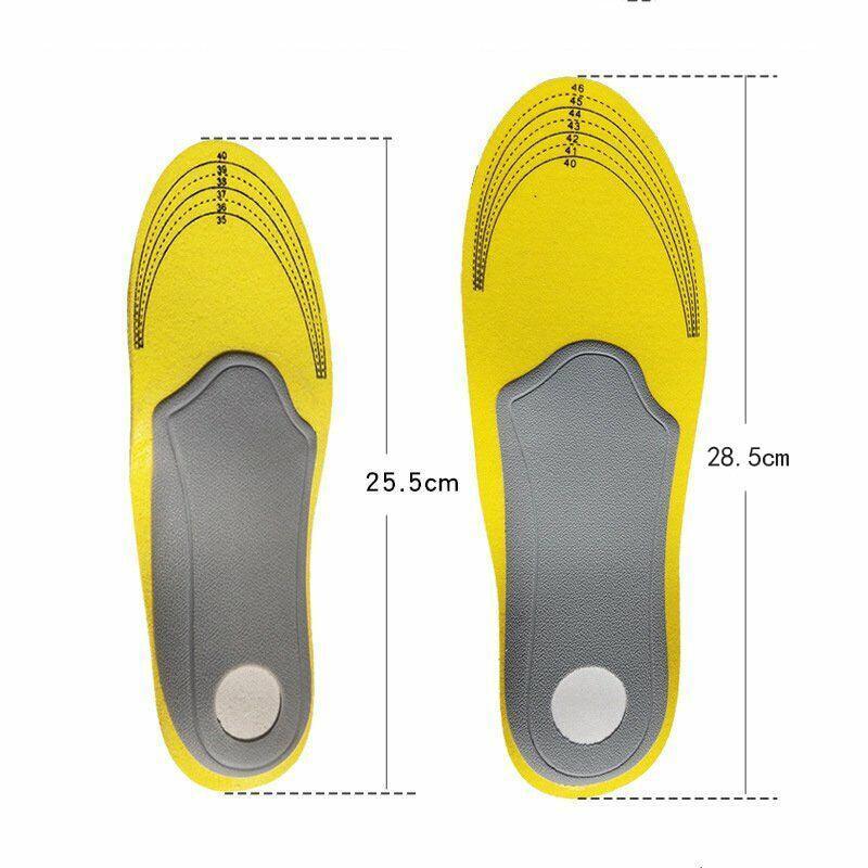 Hlpmedical arch support insoles for shoes, orthotic inserts with cushioning for running and plantar support, size large.