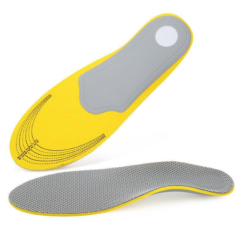Hlpmedical arch support insoles for shoes, orthotic inserts with cushioning and plantar pads, suitable for running or everyday wear.