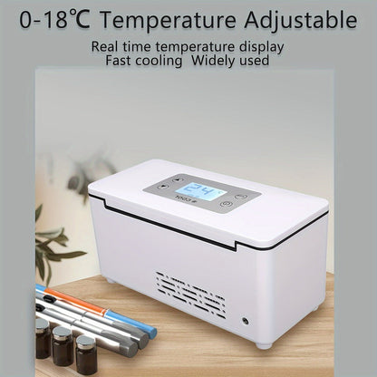 Hlpmedical insulin fridge box, portable USB cooler bag for medication and insulin storage during outdoor travel.