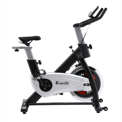 Everfit 15kg flywheel spin bike by Hlpmedical, home gym exercise bike with 120kg weight capacity, ideal for fitness workouts.