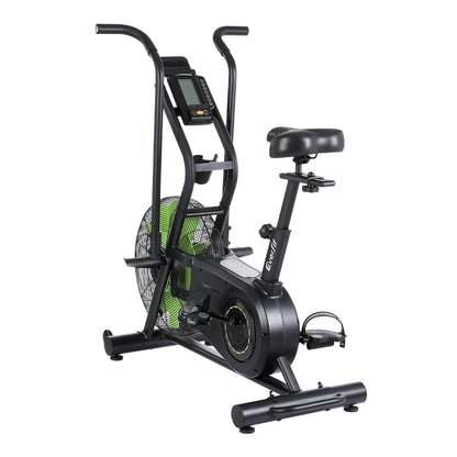 Everfit Air Bike by Hlpmedical, dual-action exercise bike for cardio workouts at home gym, featuring adjustable resistance and digital display.