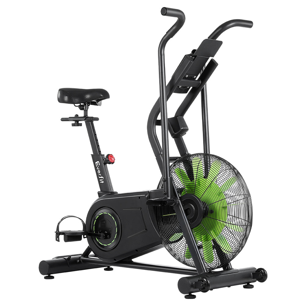 Everfit Air Bike by Hlpmedical, dual-action exercise bike for home gym cardio workouts with adjustable resistance.