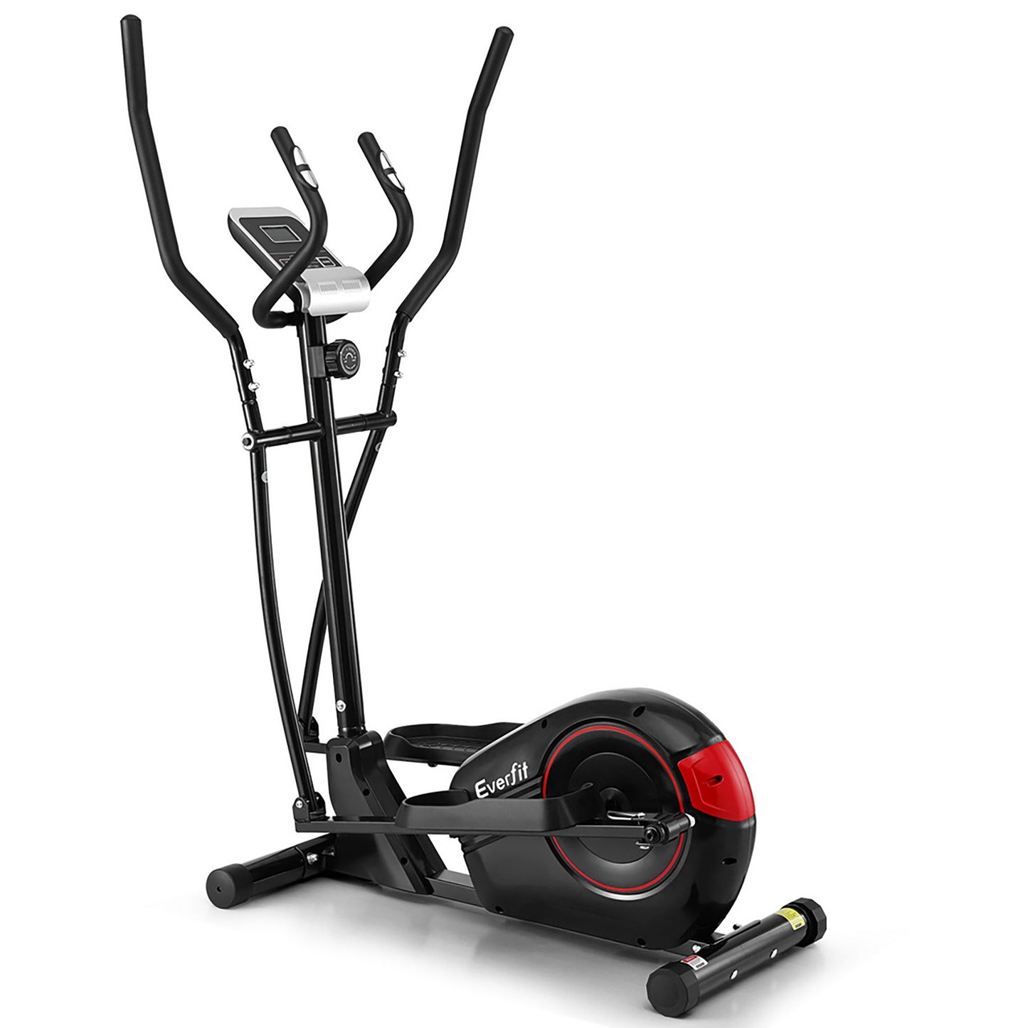 Hlpmedical Everfit exercise bike elliptical cross trainer with LCD display for home gym fitness, showing handlebars and console.