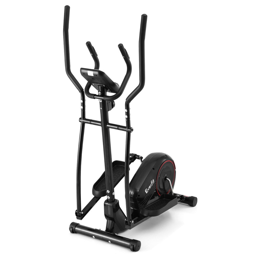 Hlpmedical Everfit exercise bike elliptical cross trainer with LCD display for home gym fitness and full-body workout.