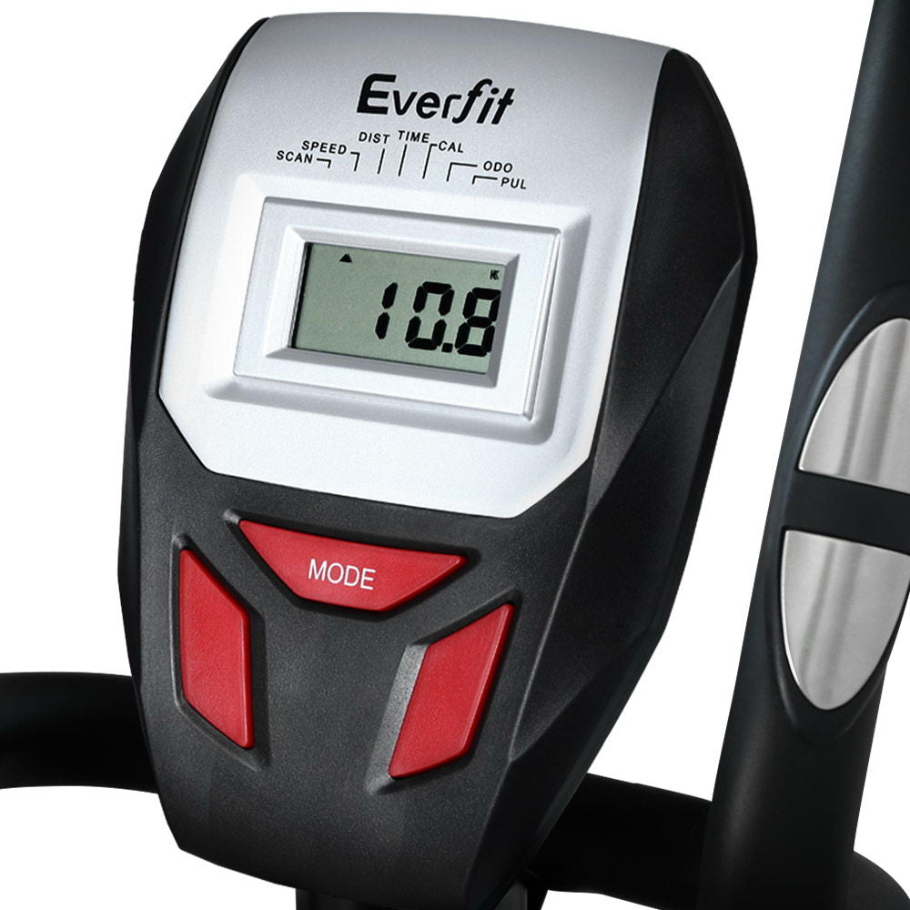 Hlpmedical Everfit exercise bike elliptical cross trainer with LCD display for home gym fitness workouts.