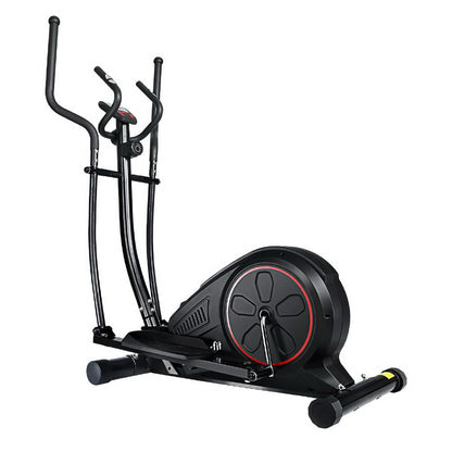 Hlpmedical Everfit exercise bike elliptical cross trainer with LCD display for home gym fitness, showing the machine's console and frame.