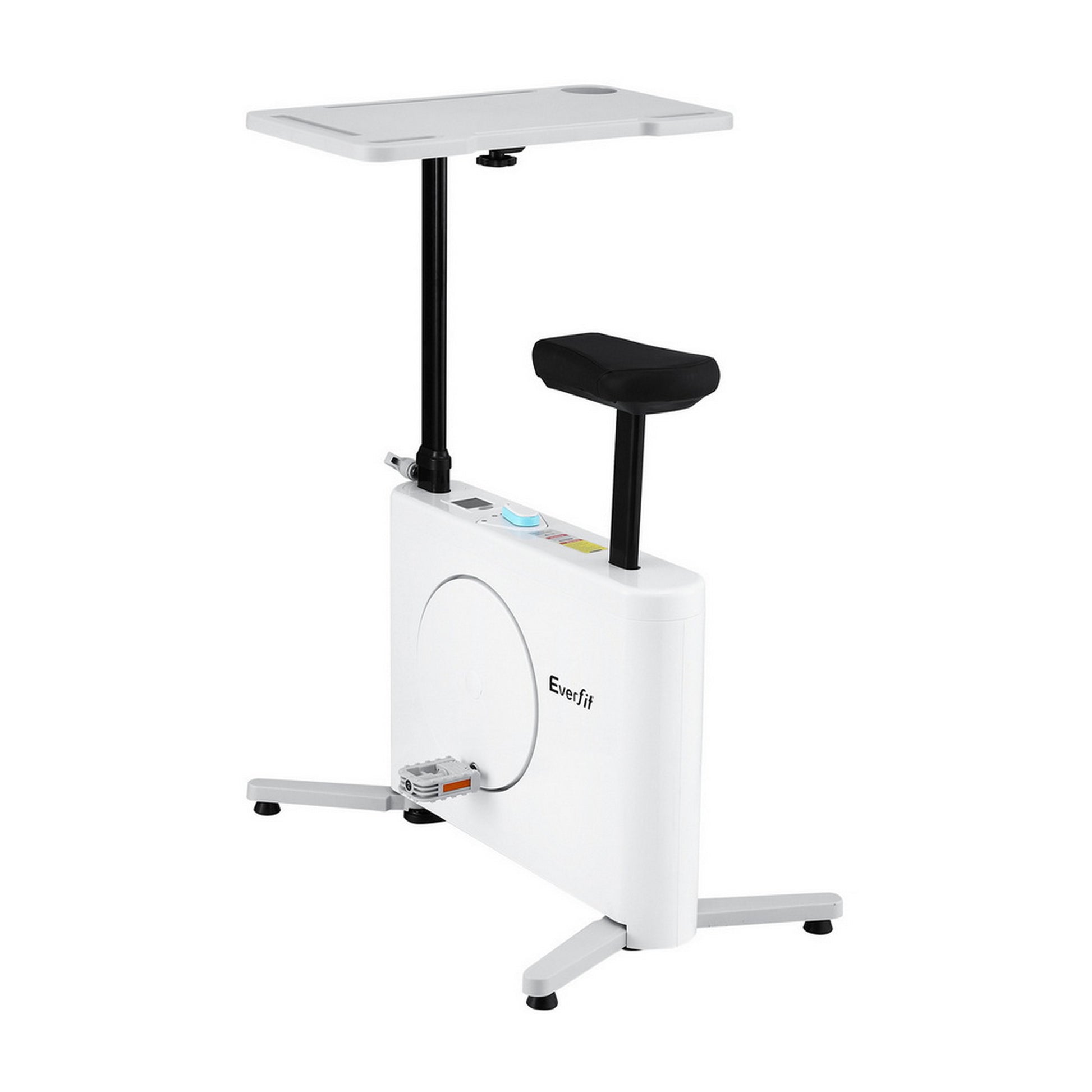 Hlpmedical Everfit magnetic desk exercise bike with tabletop, compact gym equipment for home workout and fitness.