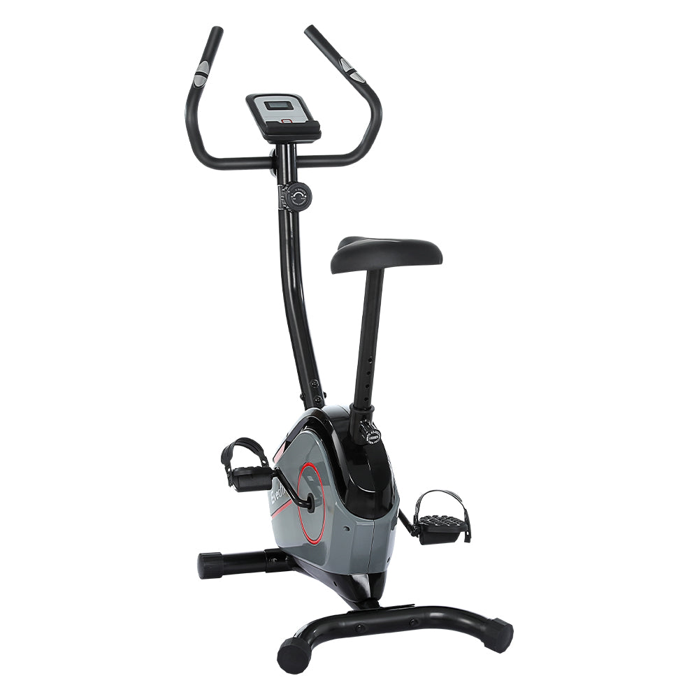 Everfit Magnetic Exercise Bike by Hlpmedical with 8 resistance levels, upright design, ideal for home gym cardio workouts.