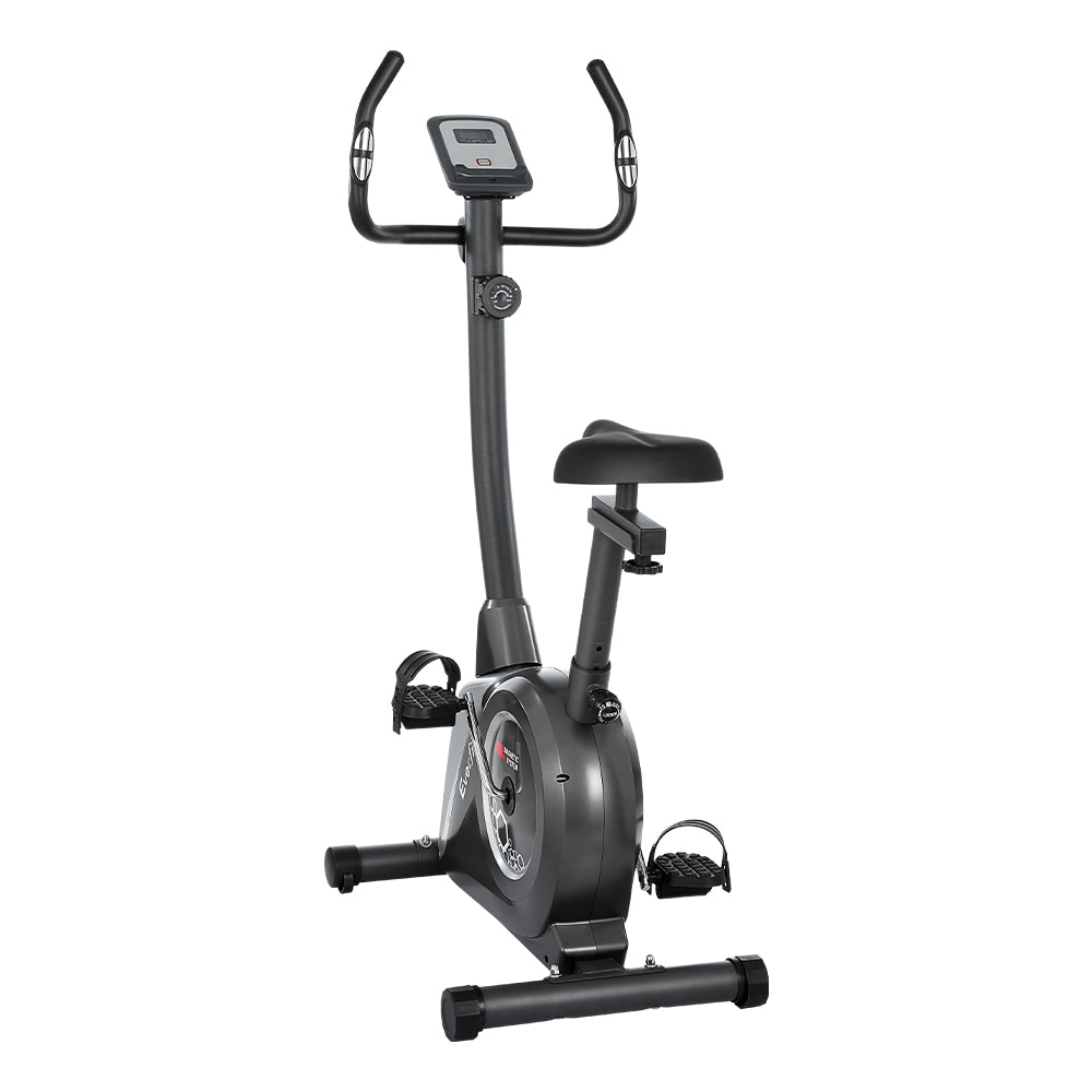 Everfit magnetic exercise bike by Hlpmedical, upright design for home gym cardio workouts with adjustable resistance.