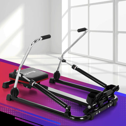 Everfit rowing machine by Hlpmedical with hydraulic resistance, designed for home gym cardio workouts and fitness training.