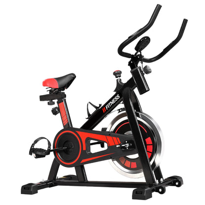 Everfit spin bike by Hlpmedical with flywheel, ideal for home gym fitness, supports up to 120kg for indoor cycling workouts.