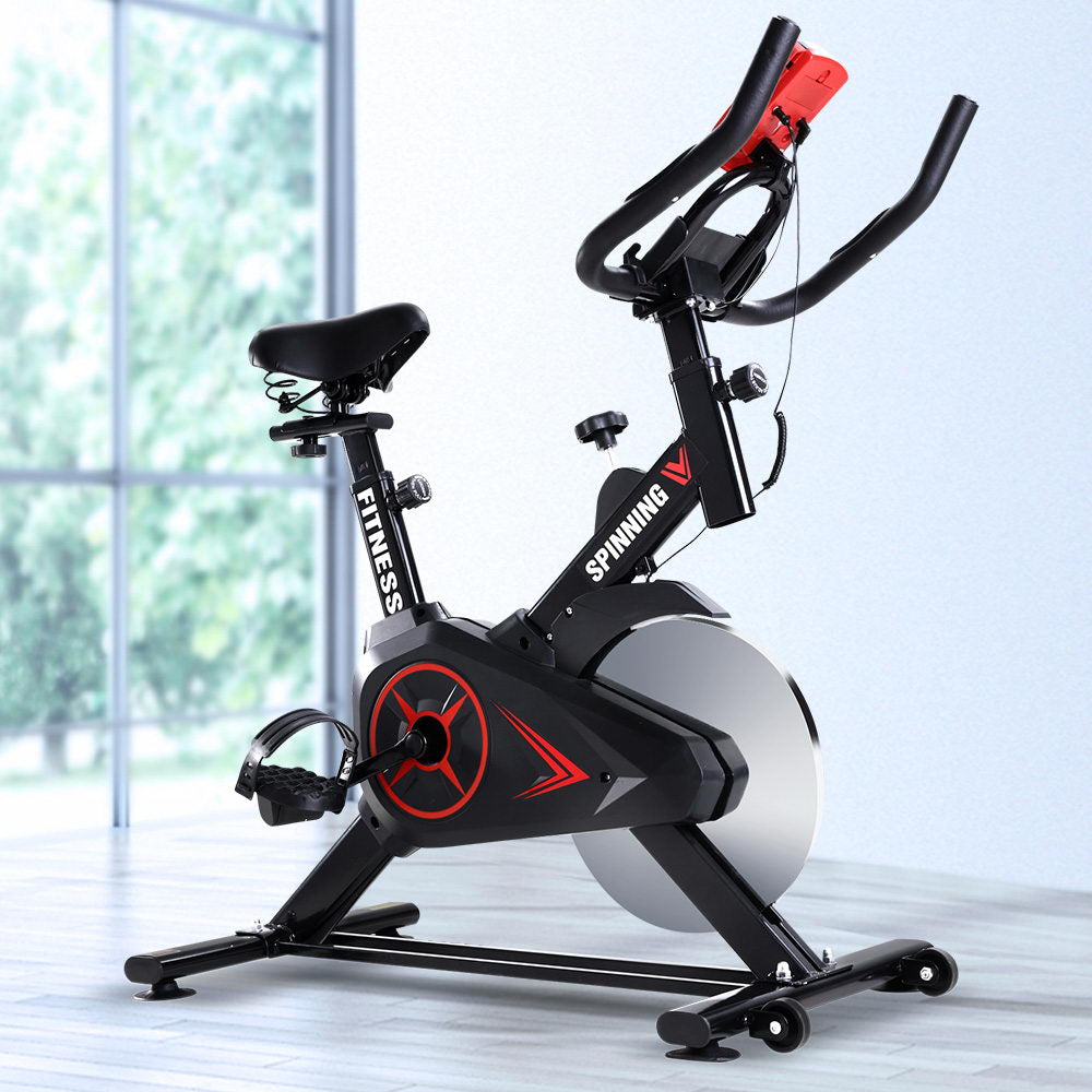 Hlpmedical Everfit Spin Bike with flywheel for indoor cycling, home gym fitness, and cardio workouts.