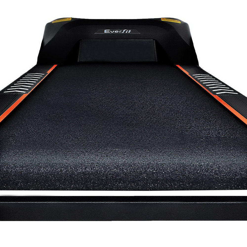 Everfit electric treadmill with auto incline, home gym fitness machine, 450mm running belt by Hlpmedical.