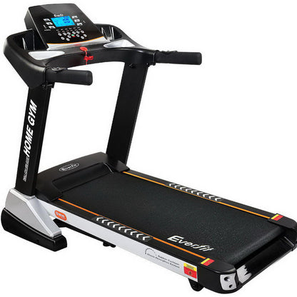 Everfit electric treadmill with auto incline, spring-loaded design for home gym cardio workouts, by Hlpmedical.