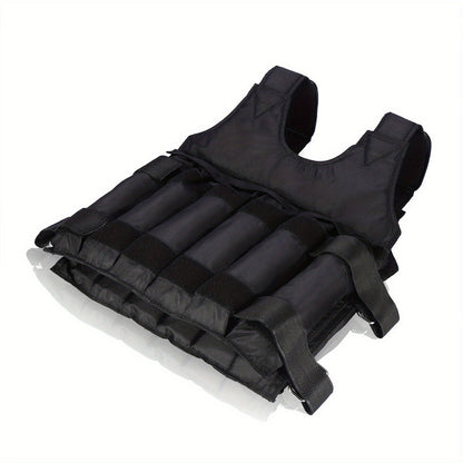Hlpmedical adjustable 50kg weighted vest for fitness training, designed for exercise and gym weight training.