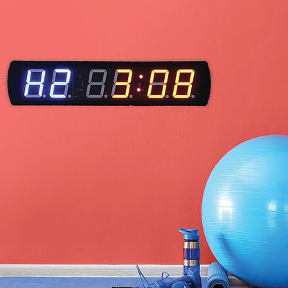 Hlpmedical 6-digit digital timer with LED display for interval training, gym workout, and fitness exercise monitoring.