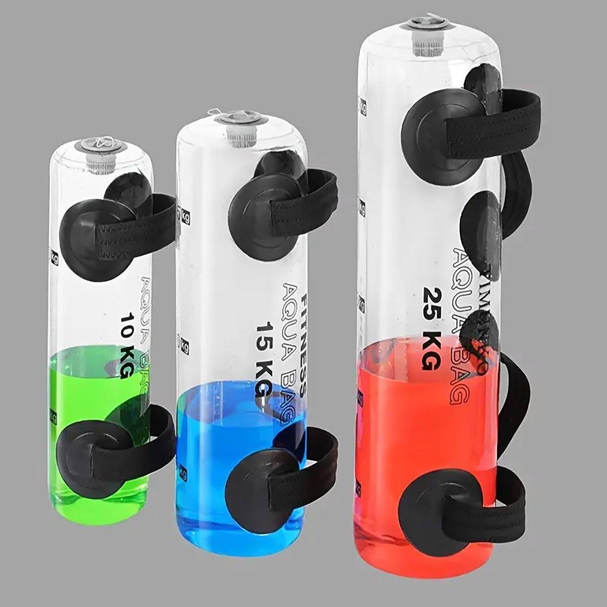 Hlpmedical adjustable inflatable water weight bag for fitness and squat training, 20kg gym equipment and strength training accessory.