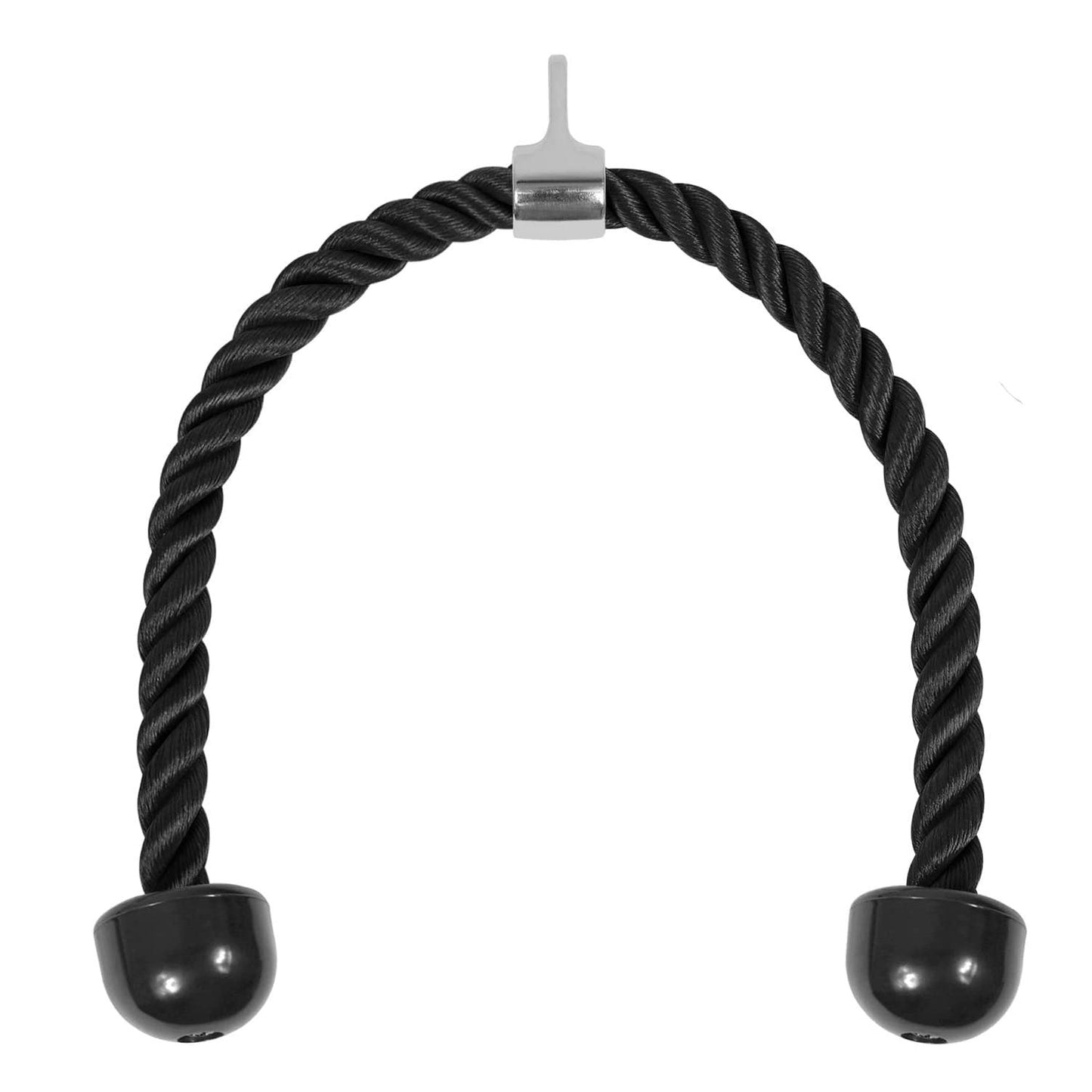 Hlpmedical tricep rope attachment for gym pulley system, made of durable material for cable exercises and strength training.