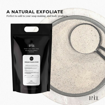 5kg ground pumice stone granular powder, eco-friendly body scrub and exfoliant for skin cleansing and exfoliation.