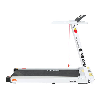 Everfit electric foldable treadmill from Hlpmedical, white 450mm width, suitable for home gym and fitness exercise.