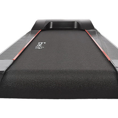 Everfit electric foldable treadmill by Hlpmedical for home gym fitness, showing the running belt and control panel.