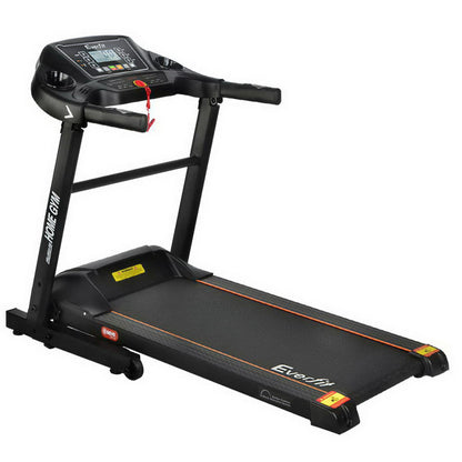 Everfit electric foldable treadmill for home gym, 400mm running belt, Hlpmedical brand, ideal for fitness and exercise.