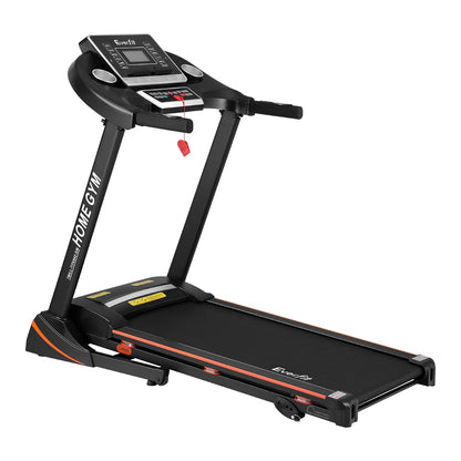 Everfit electric treadmill by Hlpmedical with hydraulic resistance, suitable for home gym fitness and exercise routines.