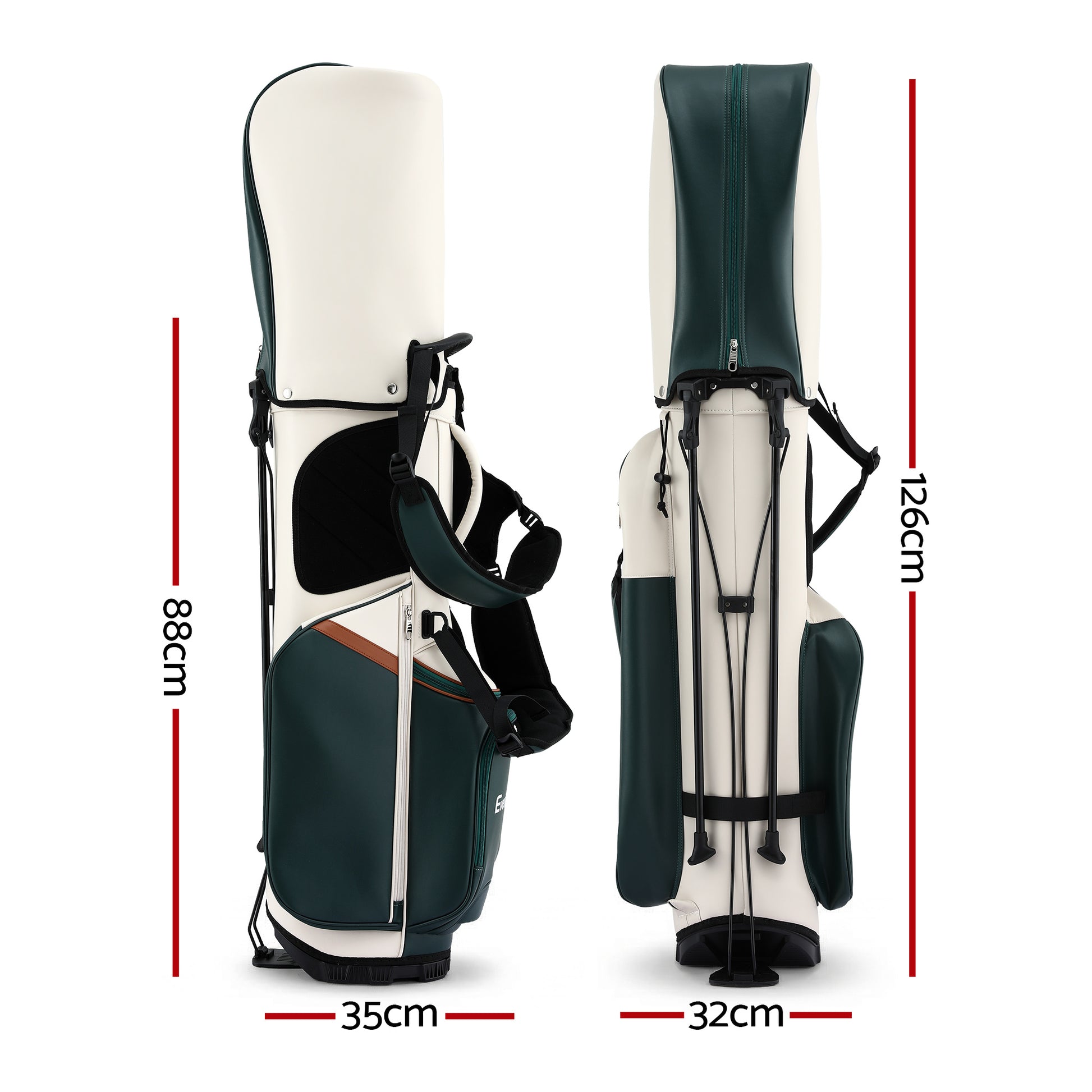 Everfit golf stand bag by Hlpmedical, lightweight carry bag with dual straps and club divider for easy golf course transport.