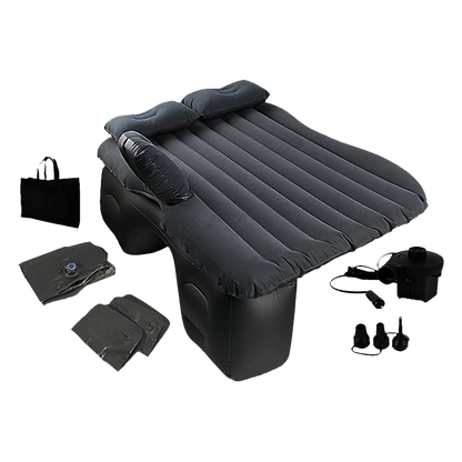 Hlpmedical inflatable car back seat mattress, portable travel air bed for camping and sleeping in vehicles.