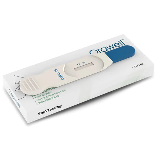 Orawell Covid-19 Rapid Antigen Saliva Home Single Test Kit Oral Swab High Sensitivity- 500 TESTS Test