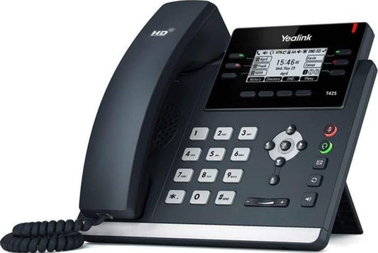 Yealink SIP-T42S Business IP Phone Dual-Port Gigabit Ethernet 802.3af PoE