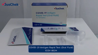 JusChek COVID-19 Antigen Rapid Test (Saliva) - 1 Test