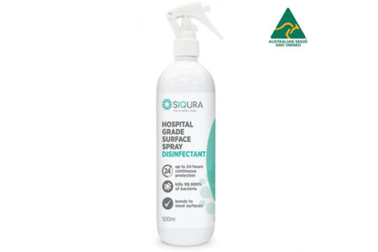 Siqura Hospital Grade Surface Disinfectant Spray *Australian Made* 500ml