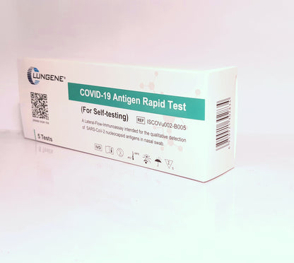 CLUNGENE COVID-19 Rapid Antigen Test Kit for Self Testing (Nasal Swab) | Total of 5 TESTS