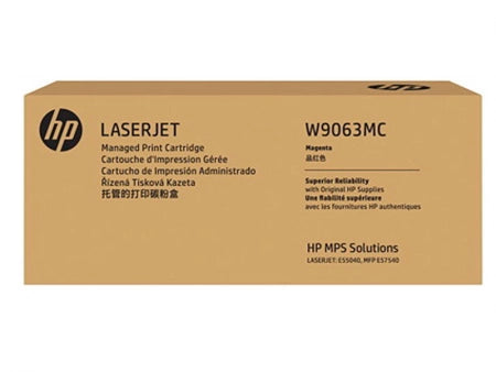 Genuine HP E55040 W9063MC Magenta Toner Cartridge 12,500 Pages