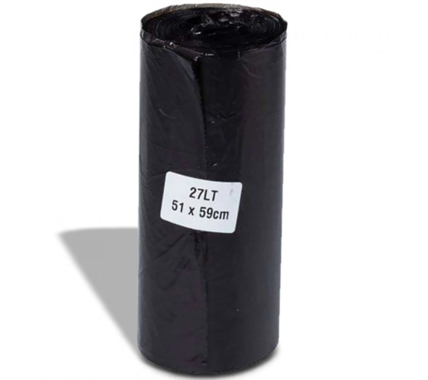 27L Black Medium Rubbish Bags / Bin Liners, 20x50 Tidy Bag Rolls (1000 Trash Bags)