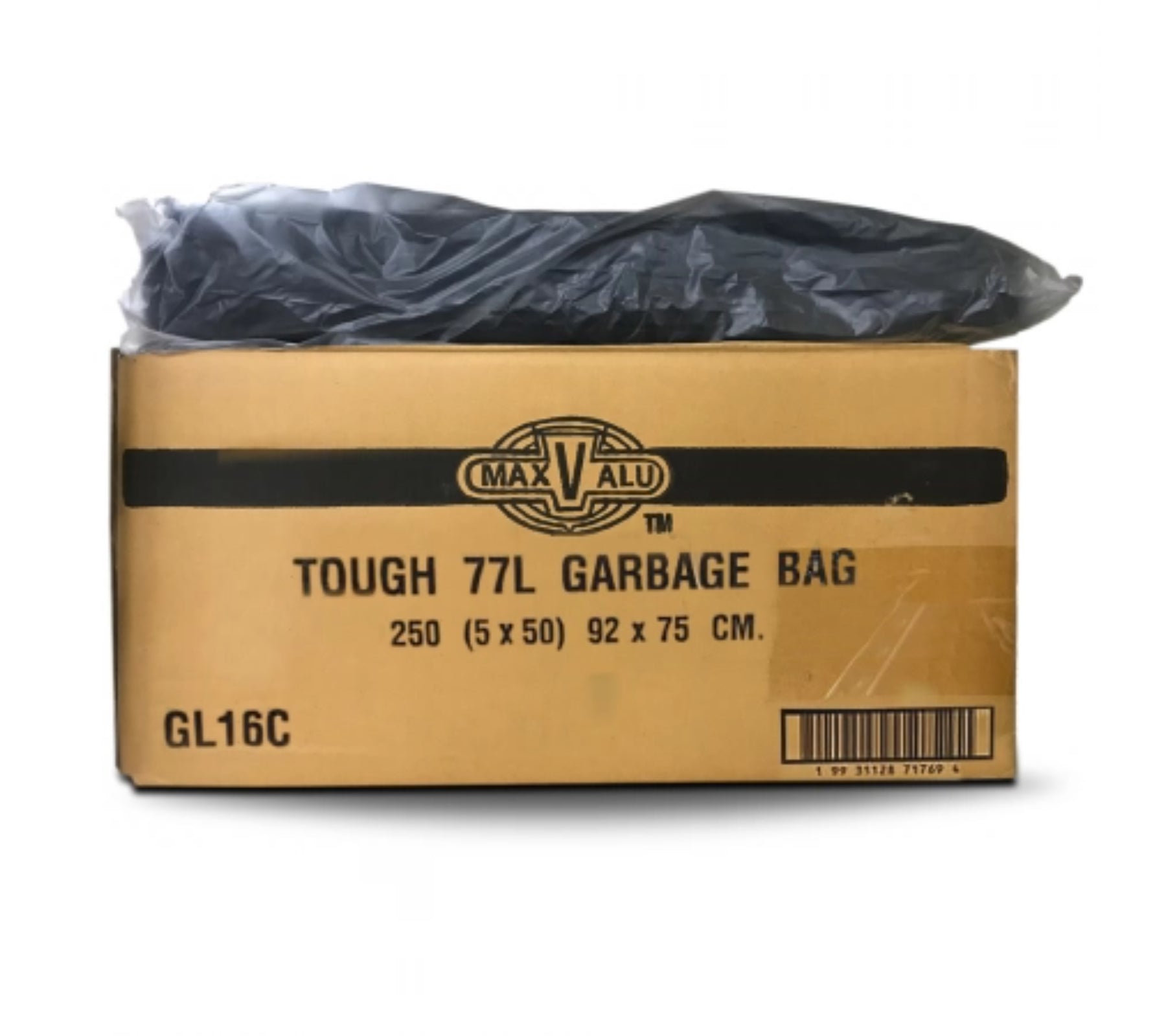 Global Industrial™ Heavy Duty Black Trash Bags - 12 to 16 Gal, 1.2 Mil, 250  Bags/Case