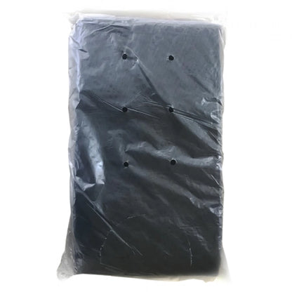 54L Black Heavy Duty Refuse Sacks / Bin Liners, 21um, 5x50 (250 Garbage Bags)