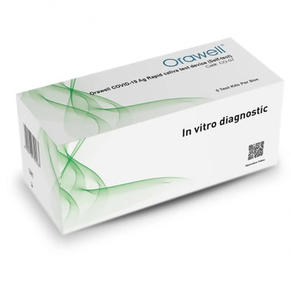 5-Pack Orawell Covid-19 Rapid Antigen Saliva Home Test Kit Oral Swab High Sensitivity