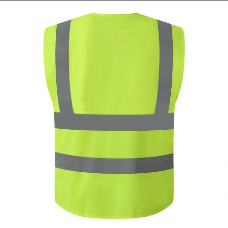 Site Safety Vest With Velcro - Green 50 PCS